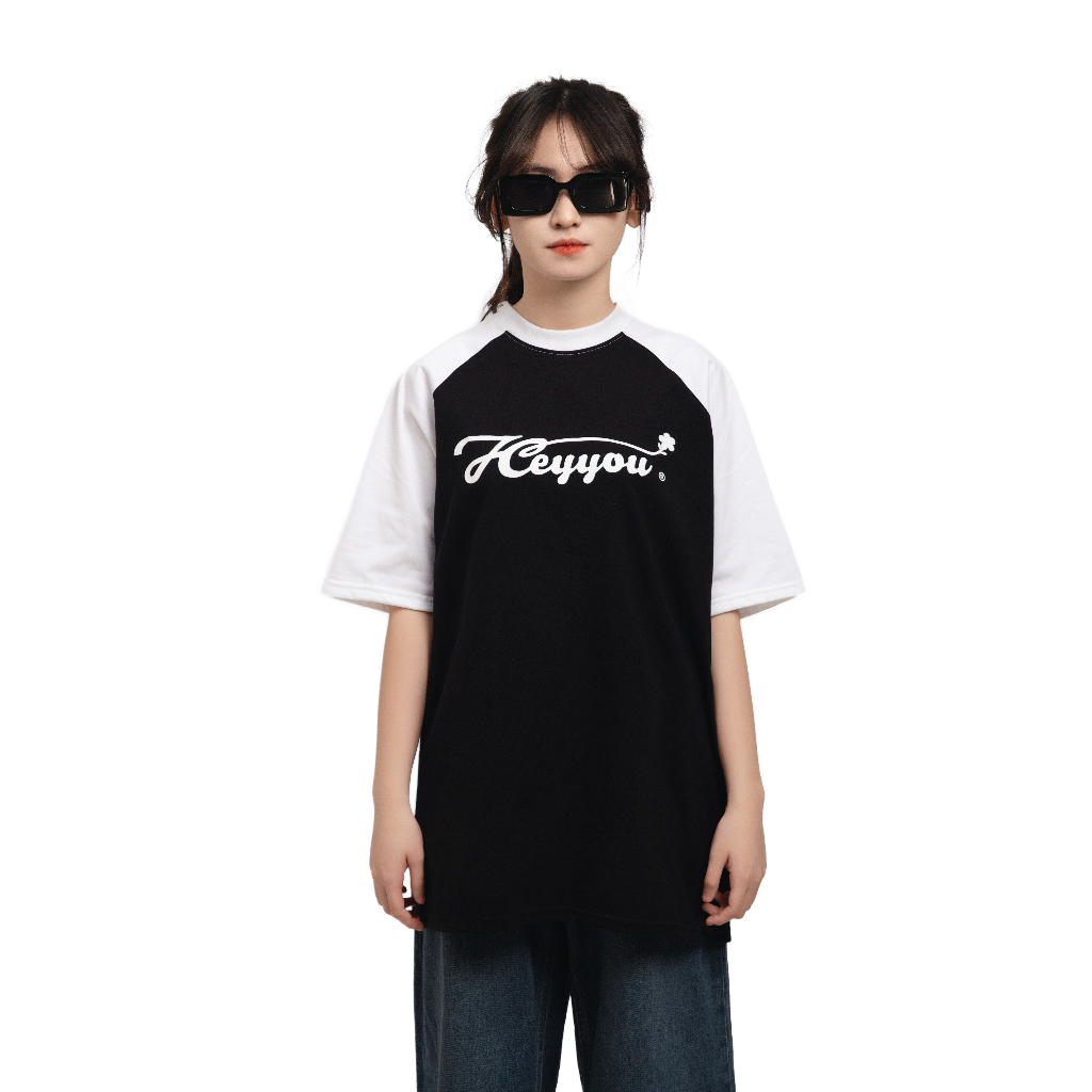 Áo thun Heyyou! Flower Raglan Tee