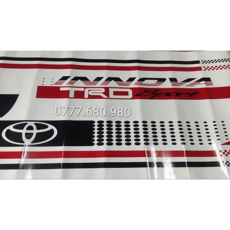 BỘ TEM XE TOYOTA INNOVA 2016-2023 ( MẪU TRD SPORT )