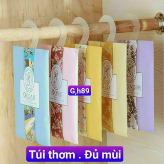 Combo 10 túi thơm treo tủ quần áo,treo phòng
