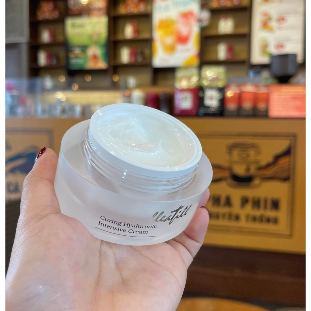 KEM DƯỠNG ẨM TRẮNG DA CHỐNG LÃO HÓA LLEAFILL CURING HYALURONIC INTENSIVE CREAM 50G