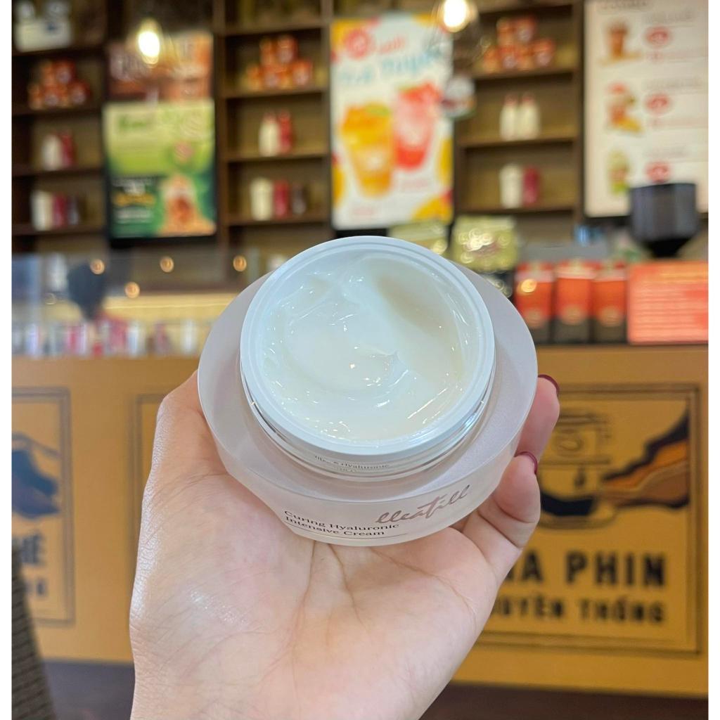 KEM DƯỠNG ẨM TRẮNG DA CHỐNG LÃO HÓA LLEAFILL CURING HYALURONIC INTENSIVE CREAM 50G