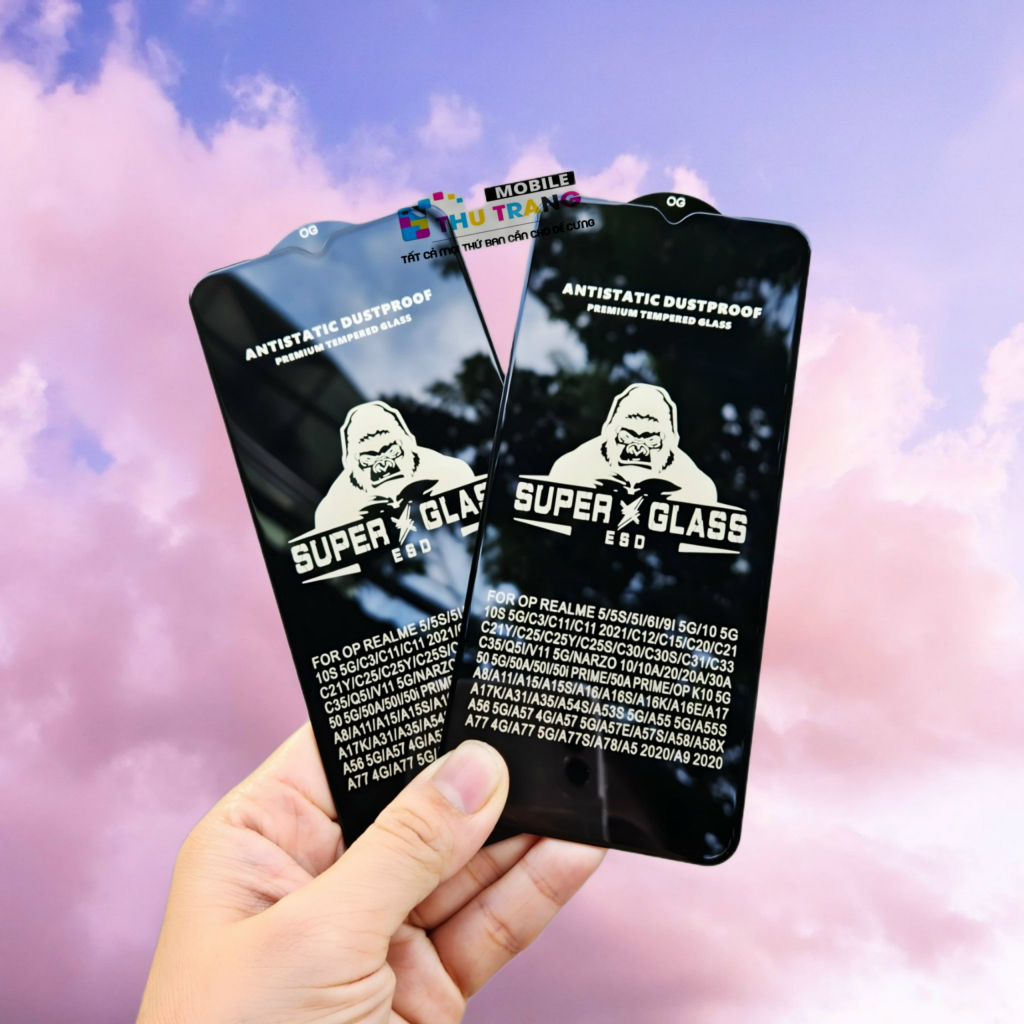 Cường lực Full màn KINGKONG cao cấp Realme Q5 Pro Q3S Q3 Pro Realme GT Neo GT Neo 2 GT Neo 2T GT Neo flash cảm ứng mượt