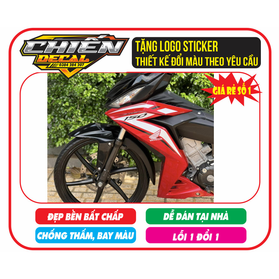 Tem rời winner v1 đỏ đen