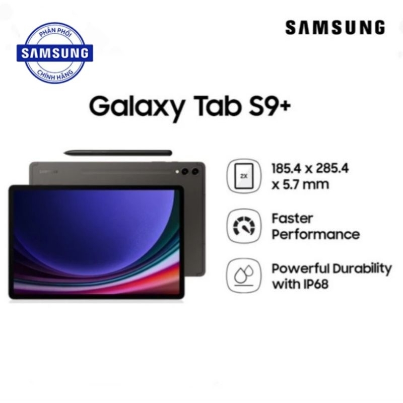 Máy tính bảng Samsung Galaxy Tab S9 Plus Wifi / 5G - Hàng chính hãng