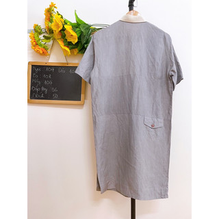 [FREESIZE,BIGSIZE] Đầm Sơ Mi Nhật, Kiểu, Một Lớp Dày Dặn, 2hand