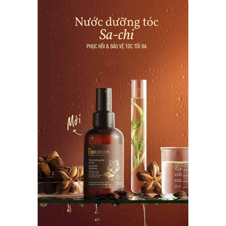 Nước dưỡng tóc sa-chi COCOON 140ml