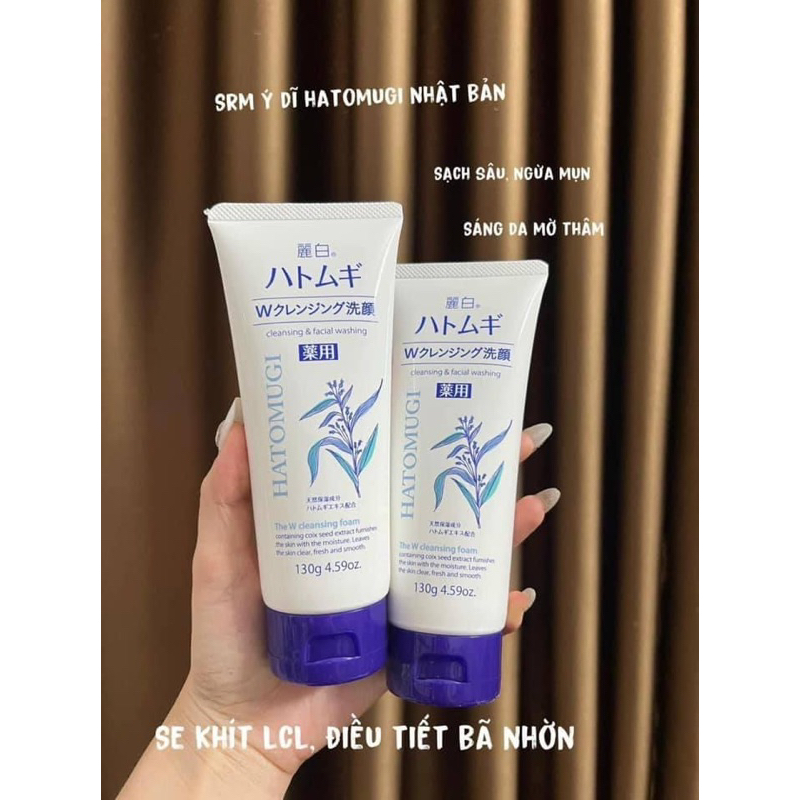 🆘SỮA RỬA MẶT HATOMUGI NHẬT 130g &170g
