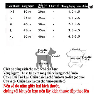 (HÀNG ĐẸP)ÁO CHÓ MÈO BA LỖ SIÊU XINH