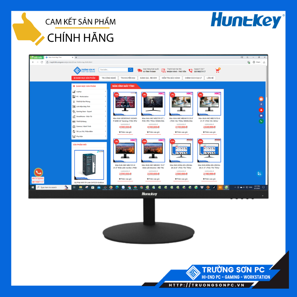 Màn Hình Máy Tính HUNTKEY RRB2211E/H RRB2211V N2221  | Maytinhtruongson