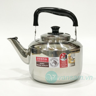 Ấm đun bếp từ inox 304 zebra 5.5l có còi báo - sx tại thái lan - 113573 - 113572