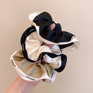 Dây cột tóc Scrunchies viền chữ thương hiệu xinh cha,nel