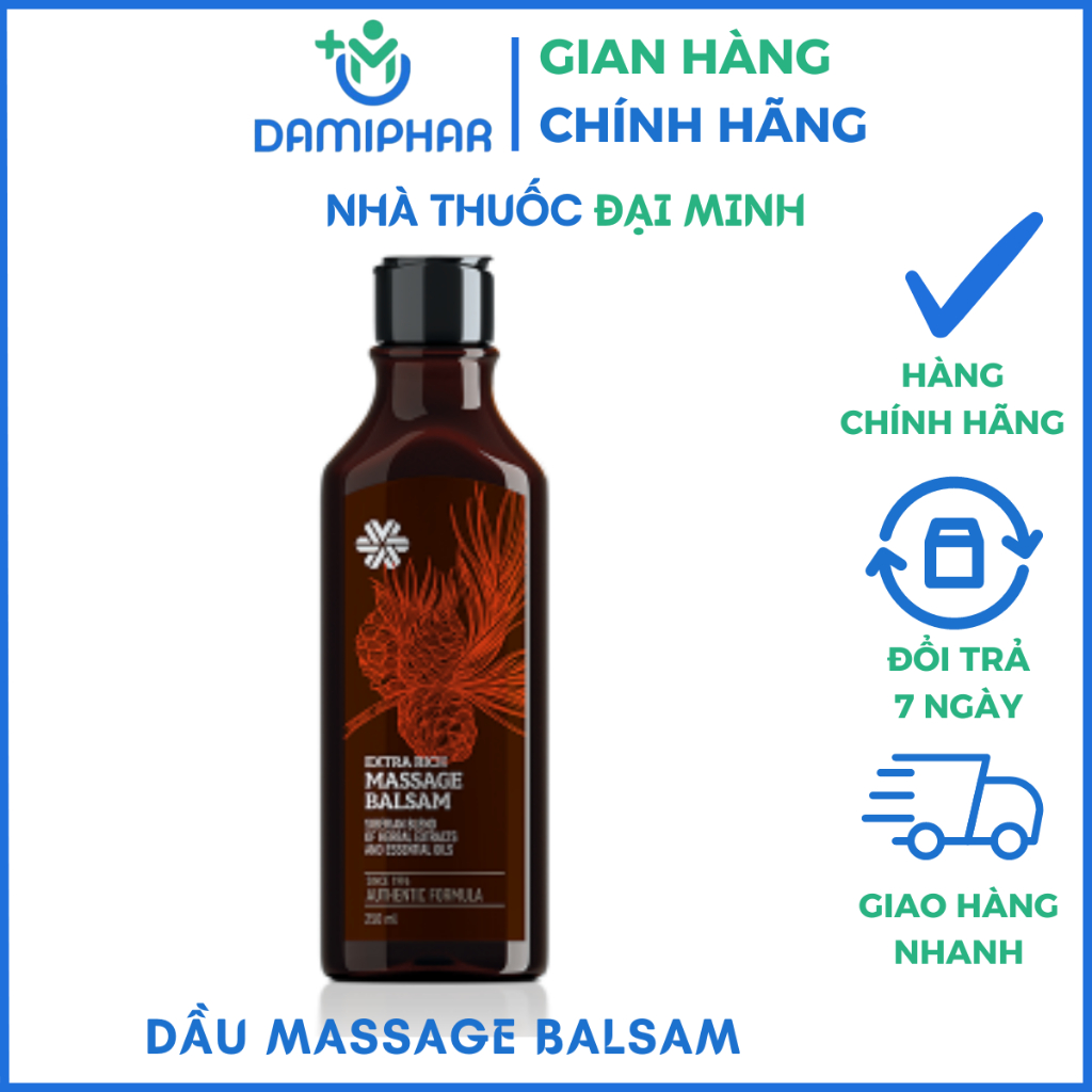 Dầu Massage Balsam Siberian Pure Herbs Collection Extra Rich 250ml