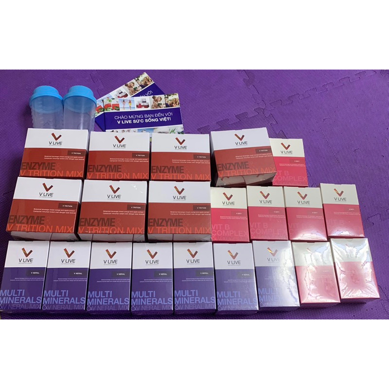Bộ 3 V Live cung cấp 160 dưỡng chất cho tế bào