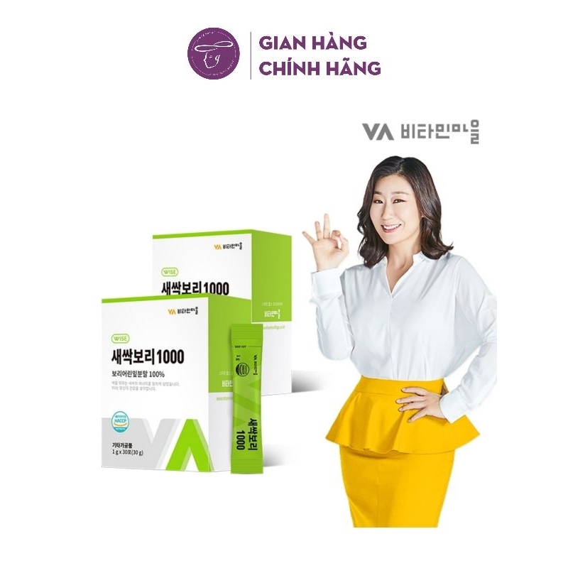 Bột lúa mạch non Vitamin Village Barley Sprout hộp 30 gói