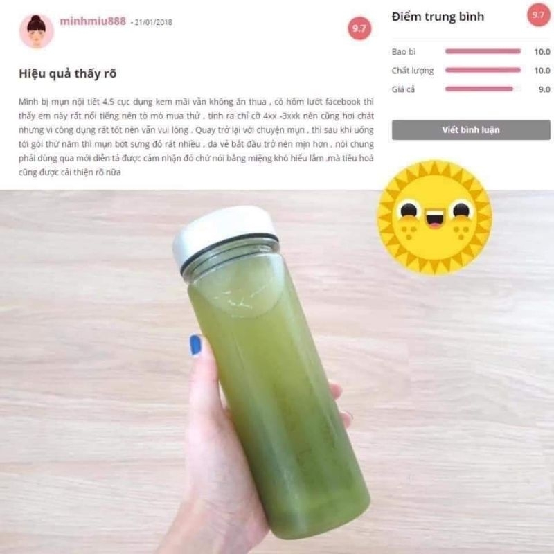 Bột lúa mạch non Vitamin Village Barley Sprout hộp 30 gói