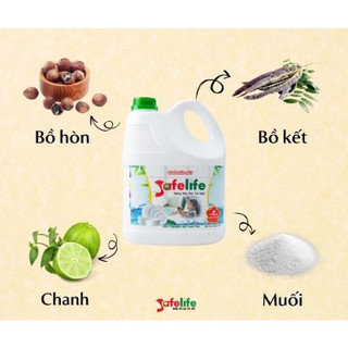 Nước rửa bát sinh học safelife - can 3.8 lít
