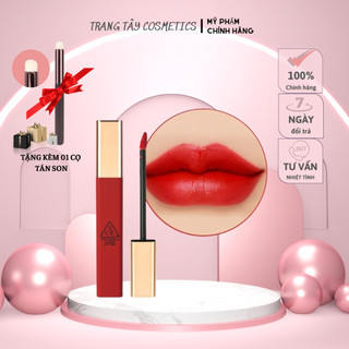 Son Kem 3ce Cloud Lip Tint MACCARONRED-tone đỏ tươi đẹp nhất