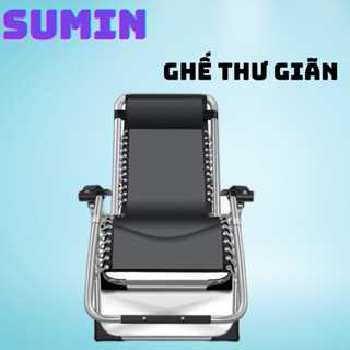 Ghế xếp thư giãn văn phòng, gia đình, ghế bố thông minh- Khóa kim loại, khung thép tròn, tải trọng 200kg