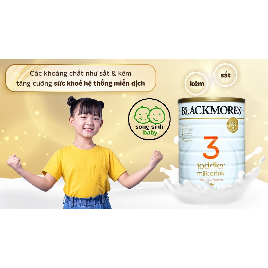 Sữa bột Blackmores Toddler Milk Drink số 3 hương vani 900g