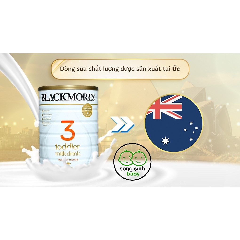 Sữa bột Blackmores Toddler Milk Drink số 3 hương vani 900g