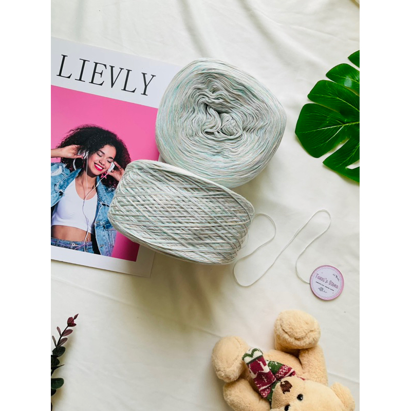 Yarn - Sợi Linen 100% - Sợi Loang - Sợi Chập Cỡ sợi từ 0.6mm ~ 0.8mm - Đan móc áo váy mùa hè