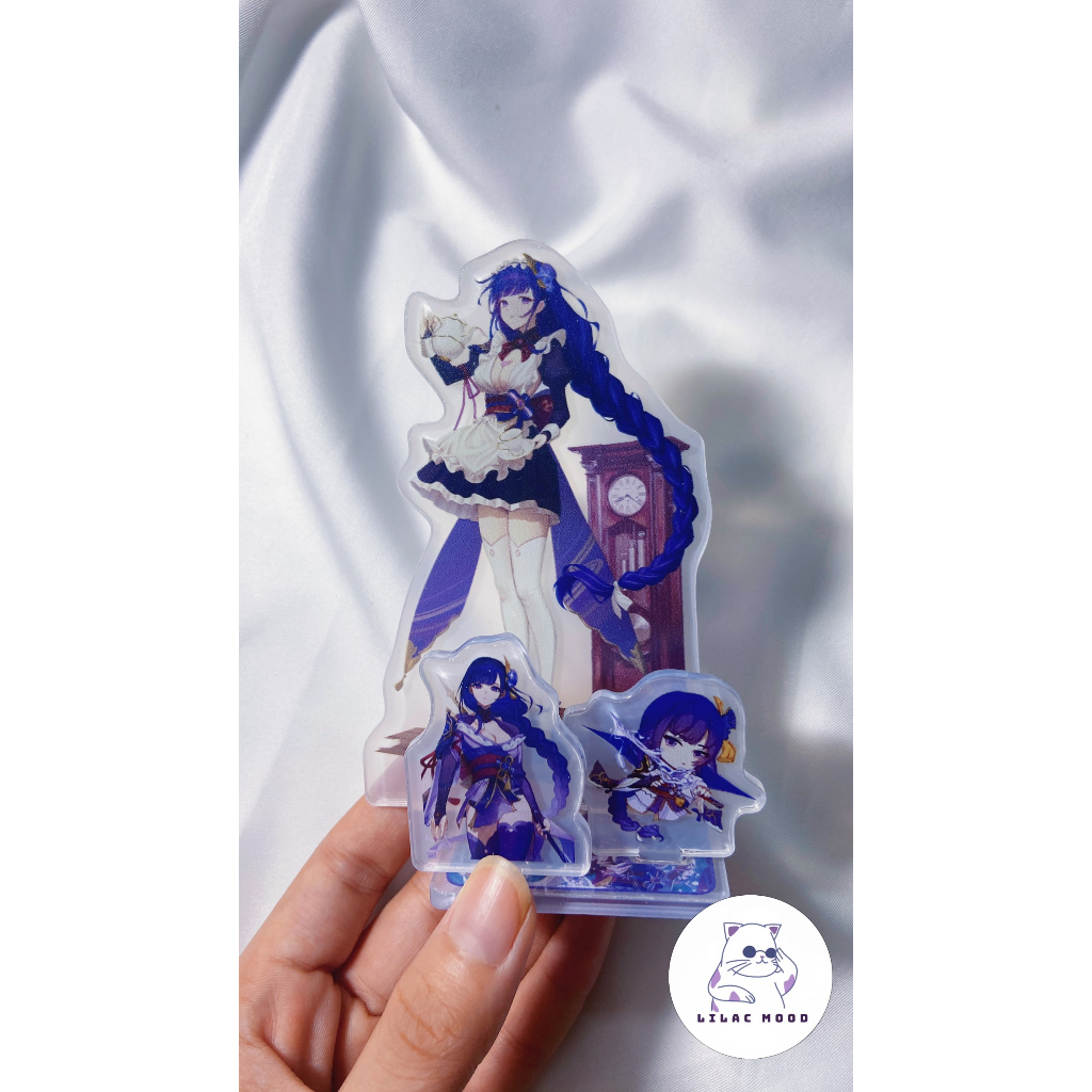 Ei Raiden - Genshin Impact | Standee Mô hình nhân vật đứng 3 mảnh Acrylic Raiden Shogun