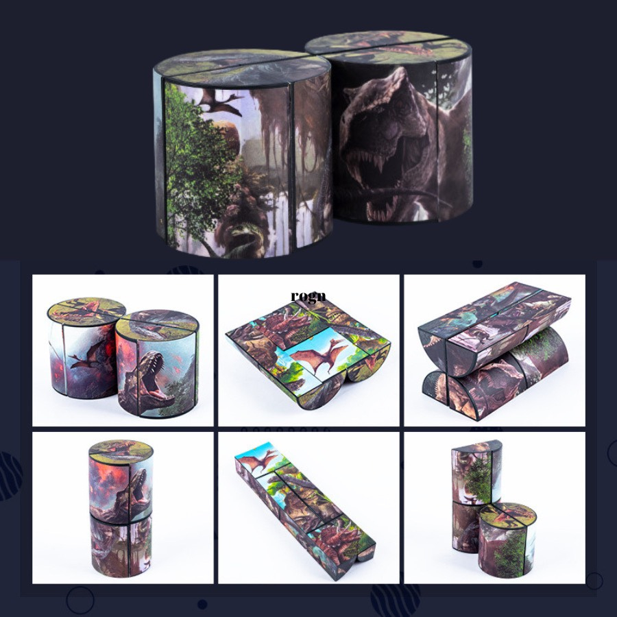 Combo 8 khối Rubik biến thể thế hệ 2 nhà MALABEO KIDS cho bé thỏa sức khám phá sáng tạo