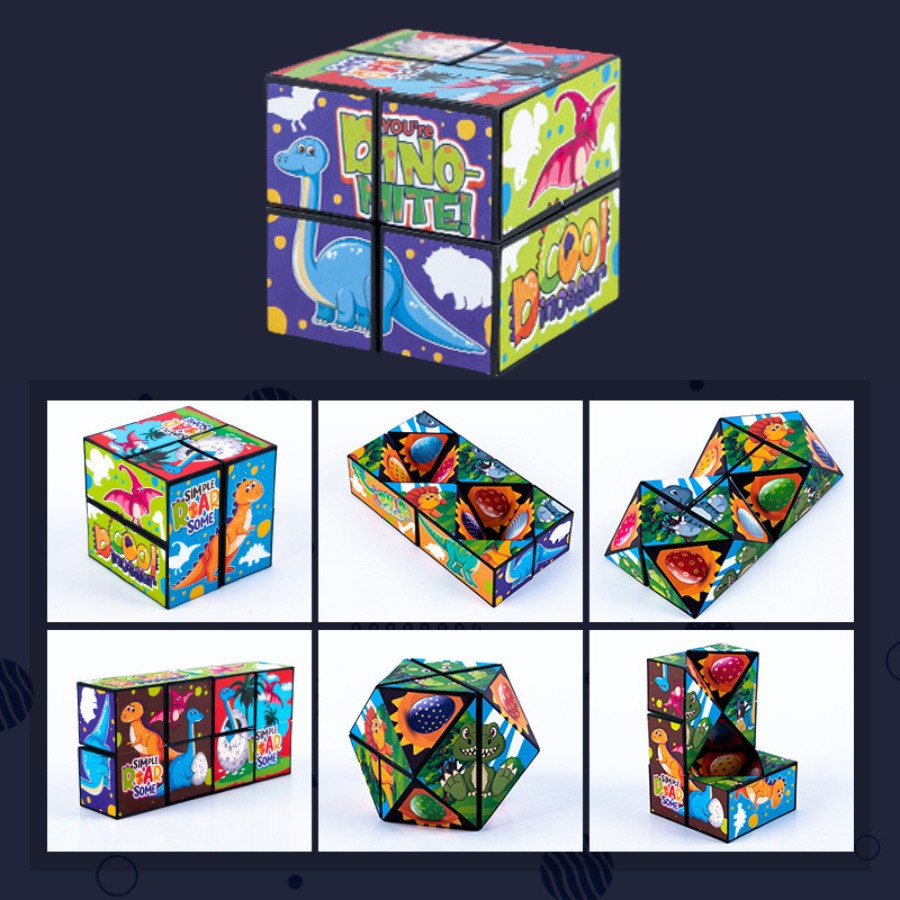 Combo 8 khối Rubik biến thể thế hệ 2 nhà MALABEO KIDS cho bé thỏa sức khám phá sáng tạo