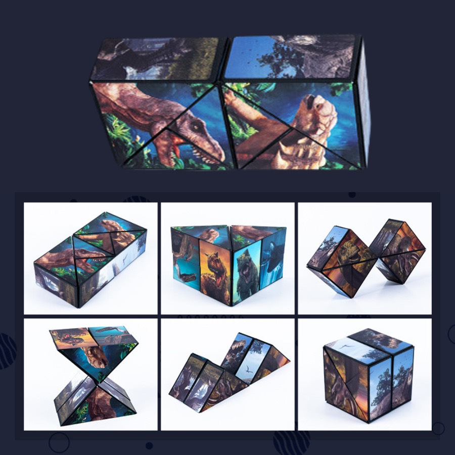 Combo 8 khối Rubik biến thể thế hệ 2 nhà MALABEO KIDS cho bé thỏa sức khám phá sáng tạo