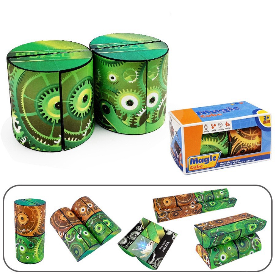 Combo 6 khối Rubik biến thể thế hệ 1 nhà MALABEO KIDS cho bé thỏa sức khám phá sáng tạo