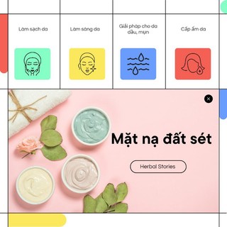[Herbal Stories] Mặt nạ đất sét 10 phút 50g