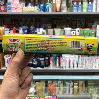 Kem đánh răng cho bé Rose (Orange/Strawberry) Kids 75g