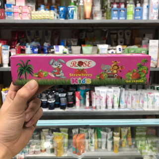 Kem đánh răng cho bé Rose (Orange/Strawberry) Kids 75g