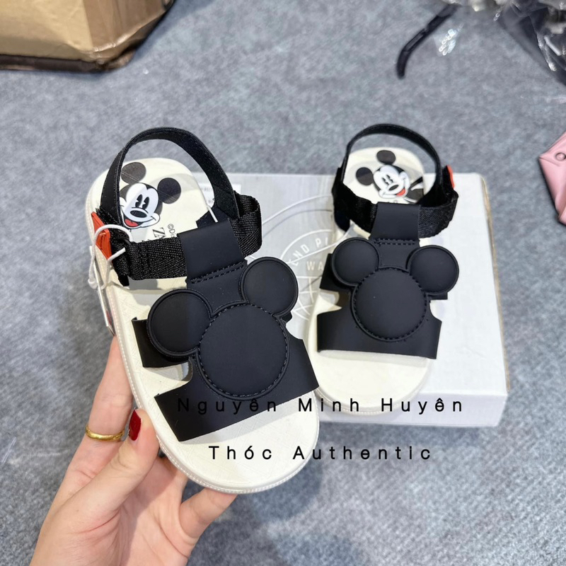 Sandal mickey Zara auth săn sale cho bé 12 đến 17cm