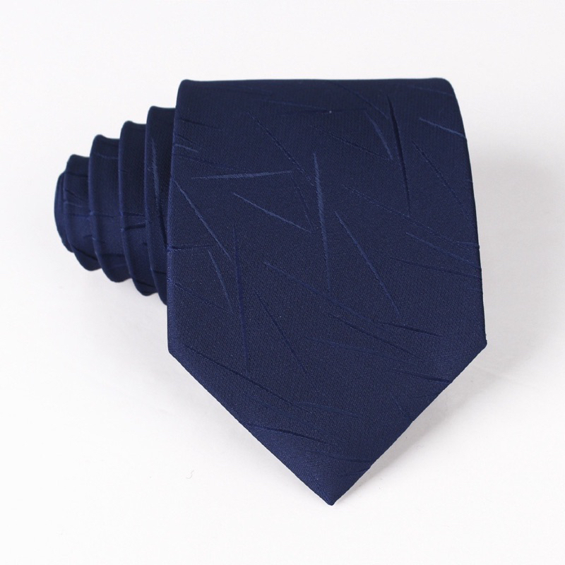 Cà vạt bản 7cm màu đen và màu xanh đen cao cấp