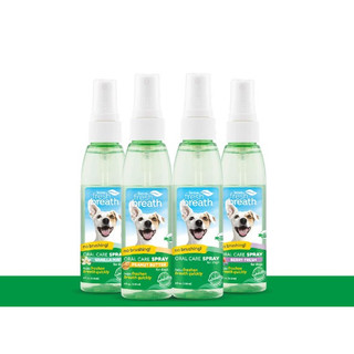 Xịt thơm miệng làm sạch vệ sinh răng miệng tropiclean cho chó
