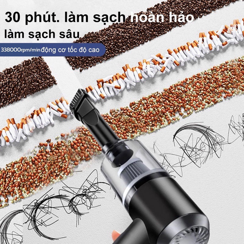 Máy hút bụi cầm tay 2in1 công suất 120vv lực hút 9000 PA