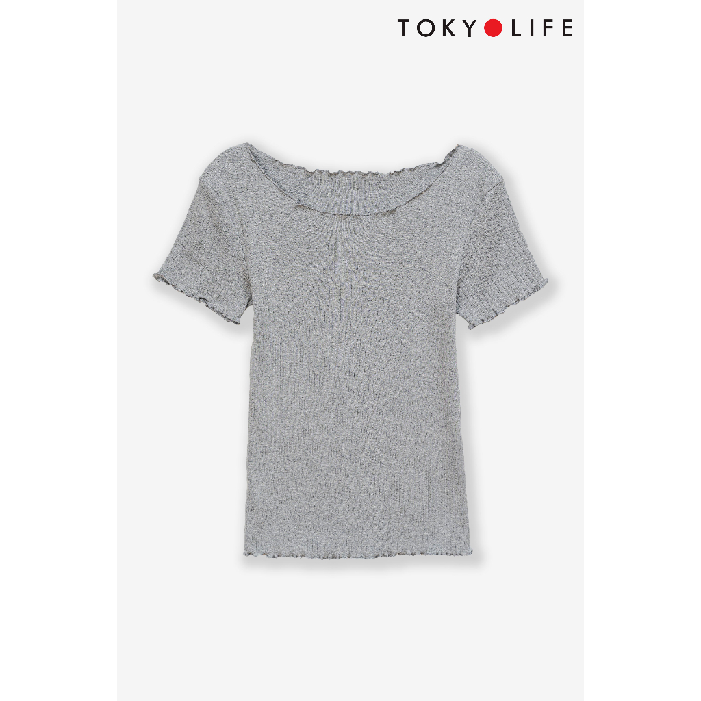 Áo T-Shirt NỮ cổ tròn dáng ôm TOKYOLIFE C9TSH505M