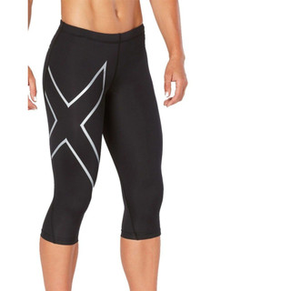 Quần chạy bó cơ nữ 2XU Run Mid-Rise Compression 3/4 Tights