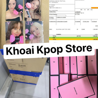 [TẶNG PIN + 1 Card official] Lightstick Blackpink special Bắt bluetooth hàng OFFICIAL