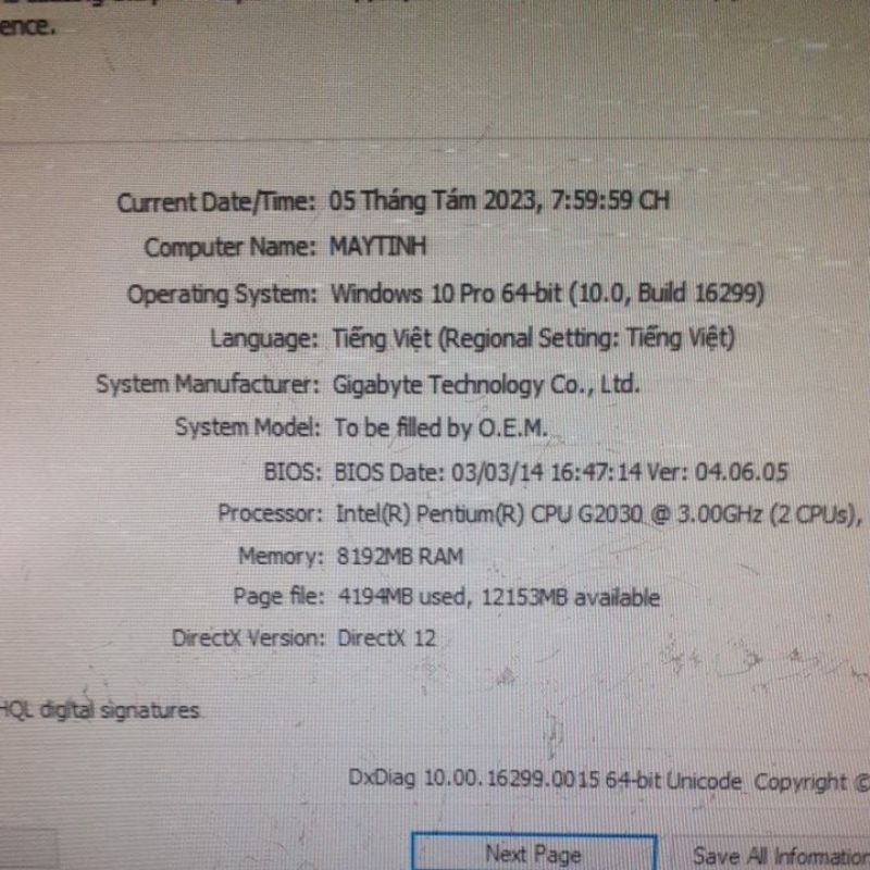 Cây Pc chơi game lol,cf,gta trung ok giá rẻ dưới 1.500k