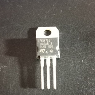 Mosfet p75nf75 75nf75 75n75 75a 75v tháo máy chân dài 9mm-13mm