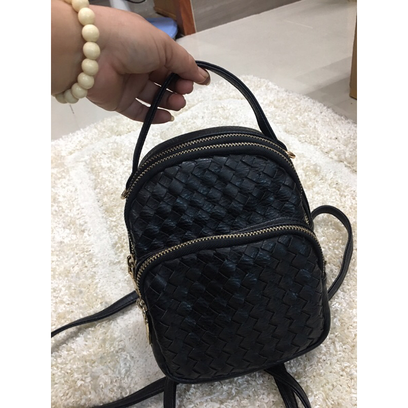 Balô mini da đan xịn sò mới cao