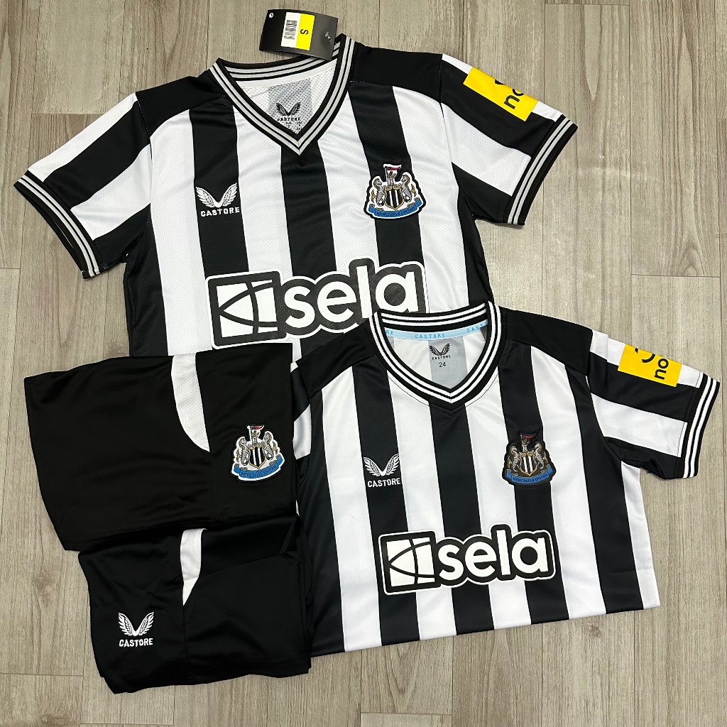 Áo Bóng Đá CLB Newcastle United 2023/24 Trẻ Em, Người Lớn - Vải Thái Chuẩn Áo Đấu Newcastle United 23/24