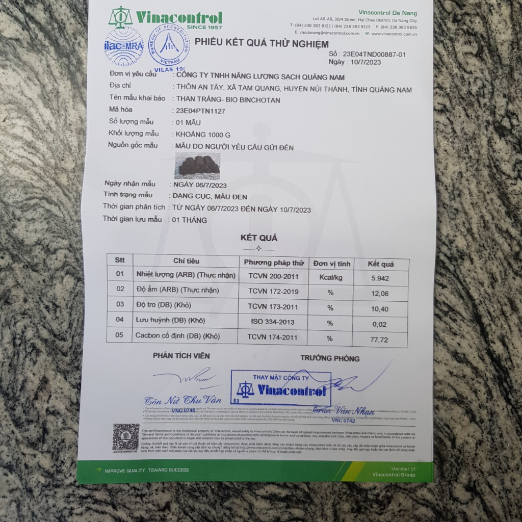 Than Trắng. Bio Binchotan 10kg