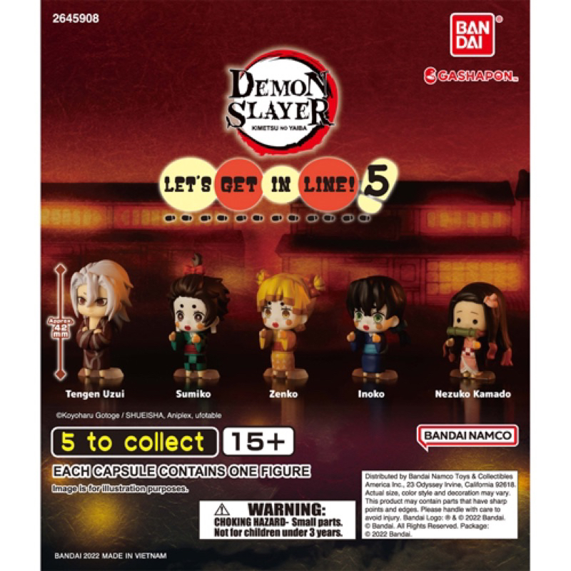 Mô hình chibi xếp hàng Kimetsu no yabai