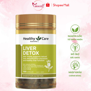Viên uống thải độc gan Healthy Care Liver Detox 100 viên MaxWell