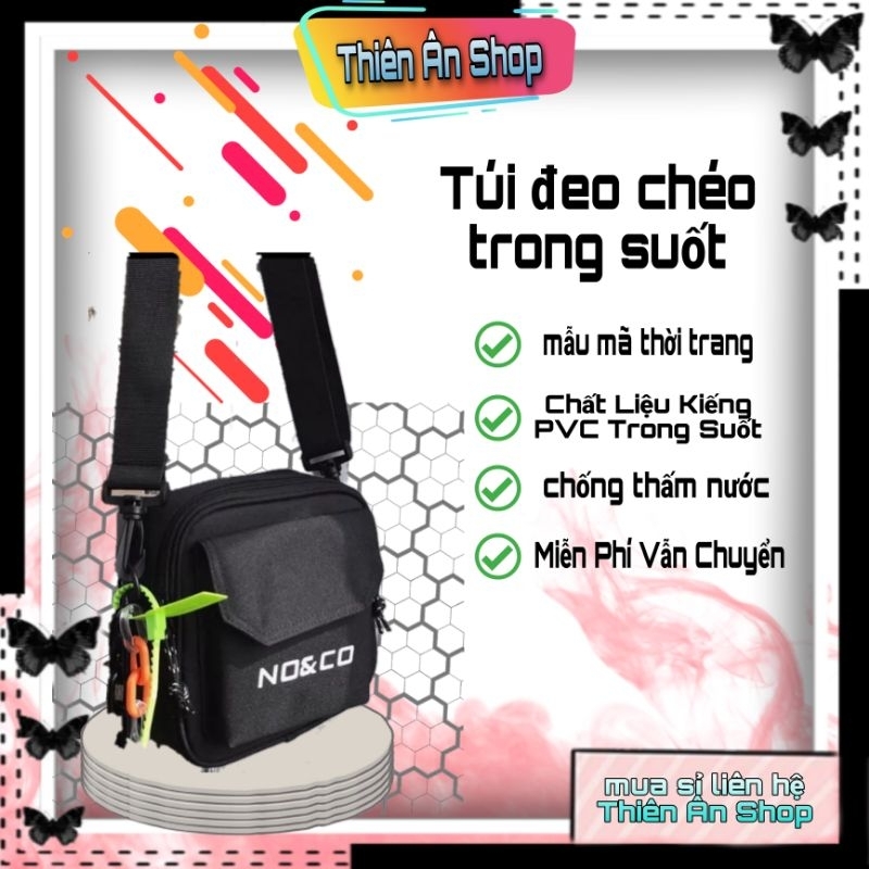 Túi đeo chéo NO&CO thời trang nam nữ phong cách Hàn Quốc TA040