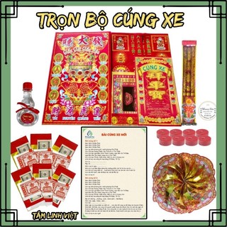 Trọn bộ đồ cúng xe mới đầy đủ