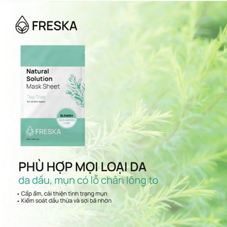 Mặt nạ giấy Freska Natural Solution Mask Sheet 25ml/miếng